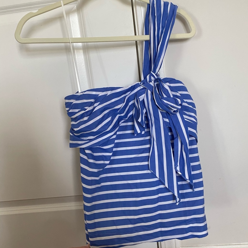 J Crew One Shoulder Top
